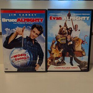 Bruce Almighty and Evan Almighty DVD's